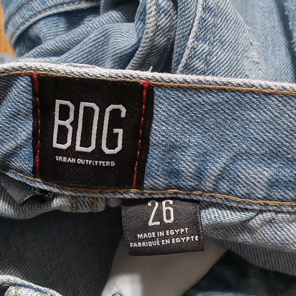 SOLD SOLD BDG Womens 26 JEANS DENIM SKATER BAGGY WIDE LEGS Pants Preowned COTTON - Picture 9 of 12